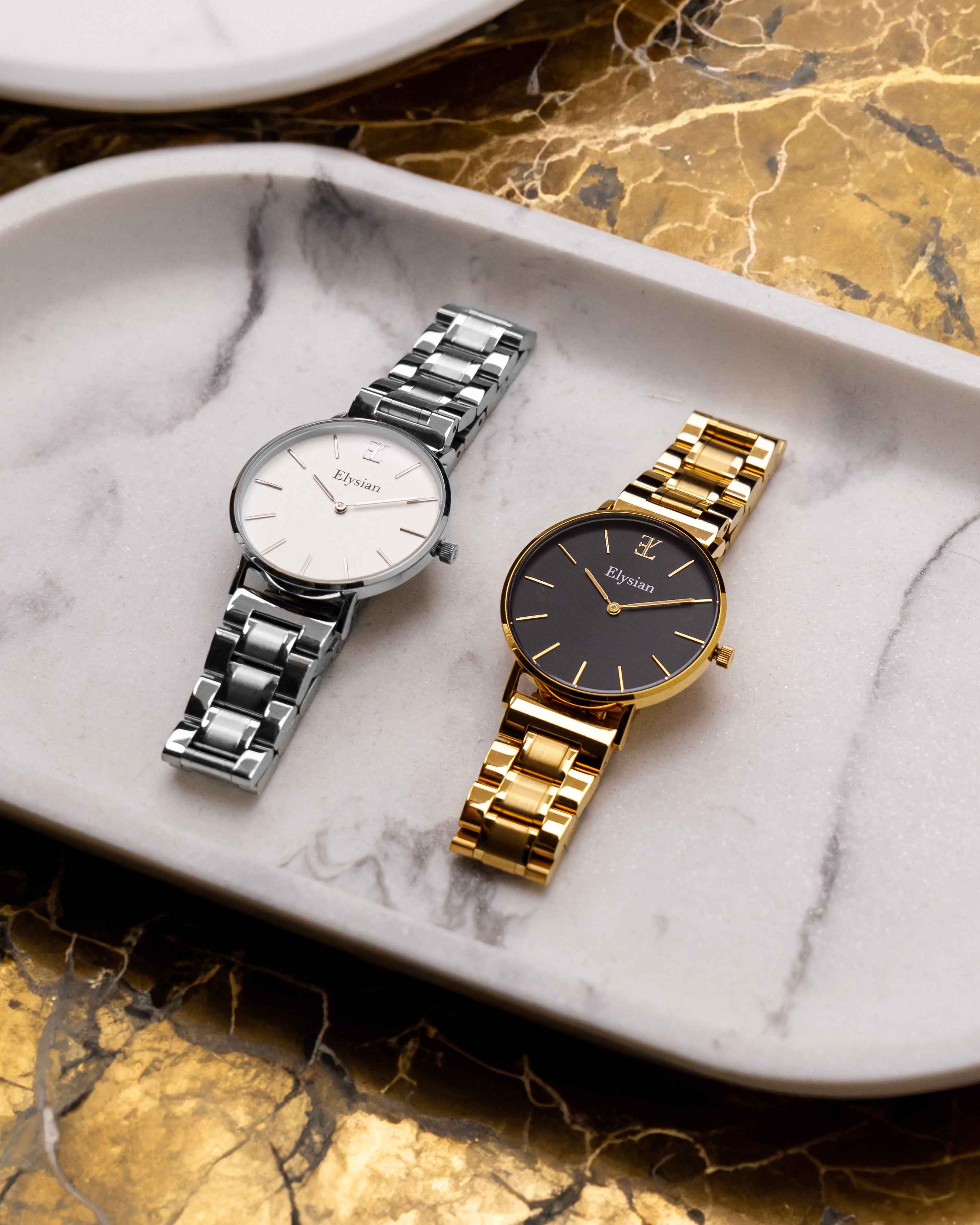 elysian-gouden-dames-horloge-zwart-plaat-goud-schakelband-horlogeband-ELYWW00126-scene