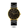 elysian-gouden-dames-horloge-zwart-plaat-zwart-schakelband-horlogeband-ELYWW00120-front