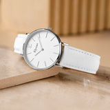 elysian-zilveren-dames-horloge-wit-plaat-wit-klassiek-leder-horlogeband-ELY02230-detail