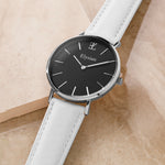 elysian-zilveren-dames-horloge-zwart-plaat-wit-klassiek-leder-horlogeband-ELY02140-detail