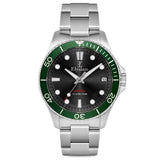 elysian-zilveren-heren-horloge-42mm-zwart-plaat-zilver-schakelband-horlogeband-ELYWM11141-front