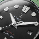 elysian-zilveren-heren-horloge-42mm-zwart-plaat-zilver-schakelband-horlogeband-ELYWM11141-macro_dial