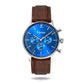 elysian-zilveren-heren-horloge-blauw-plaat-bruin-croco-horlogeband-front