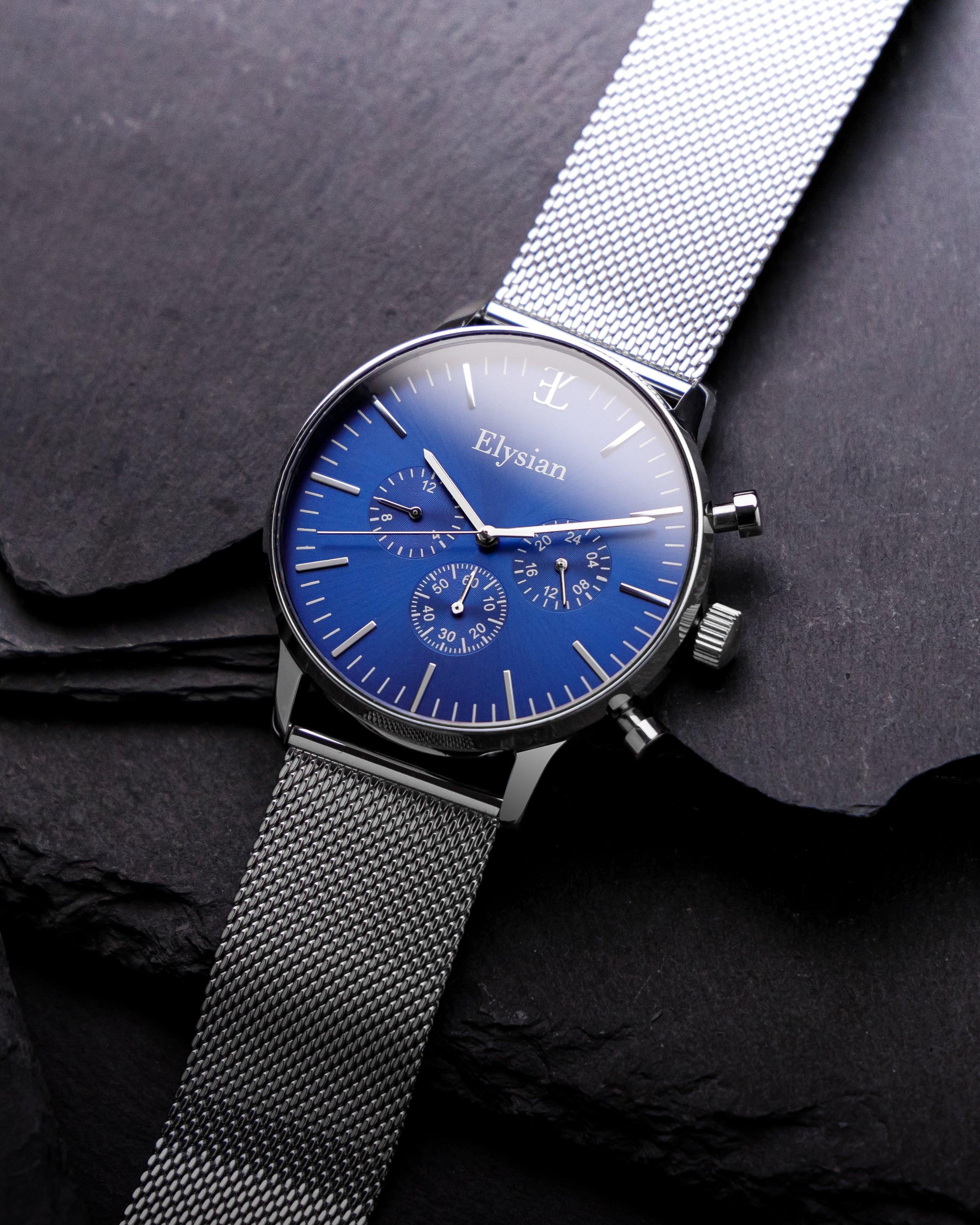 elysian-zilveren-heren-horloge-blauw-plaat-zilver-mesh-horlogeband-ELYWM01031-scene2