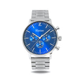 elysian-zilveren-heren-horloge-blauw-plaat-zilver-schakelband-horlogeband-ELYWM01041-front